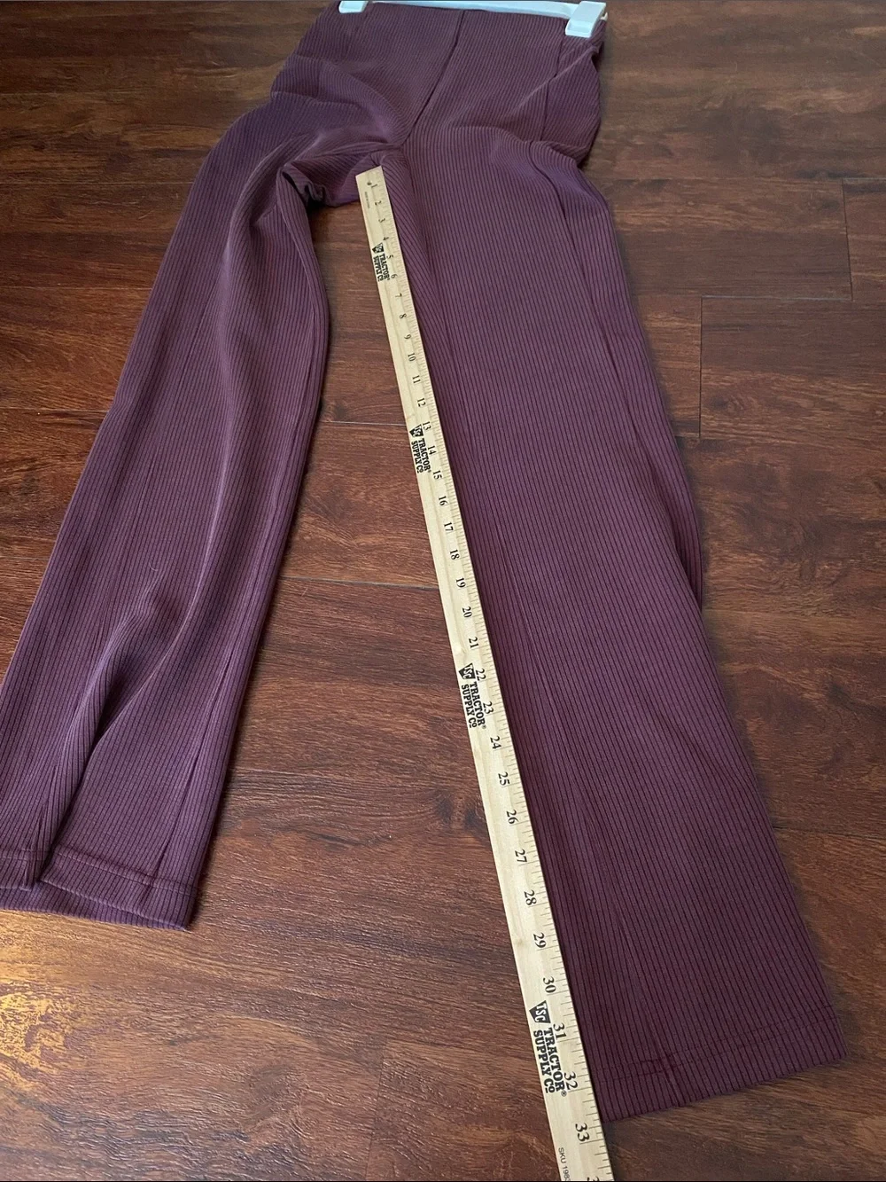Lululemon Ribbed Softstreme Flared Pant Plum Size 4
